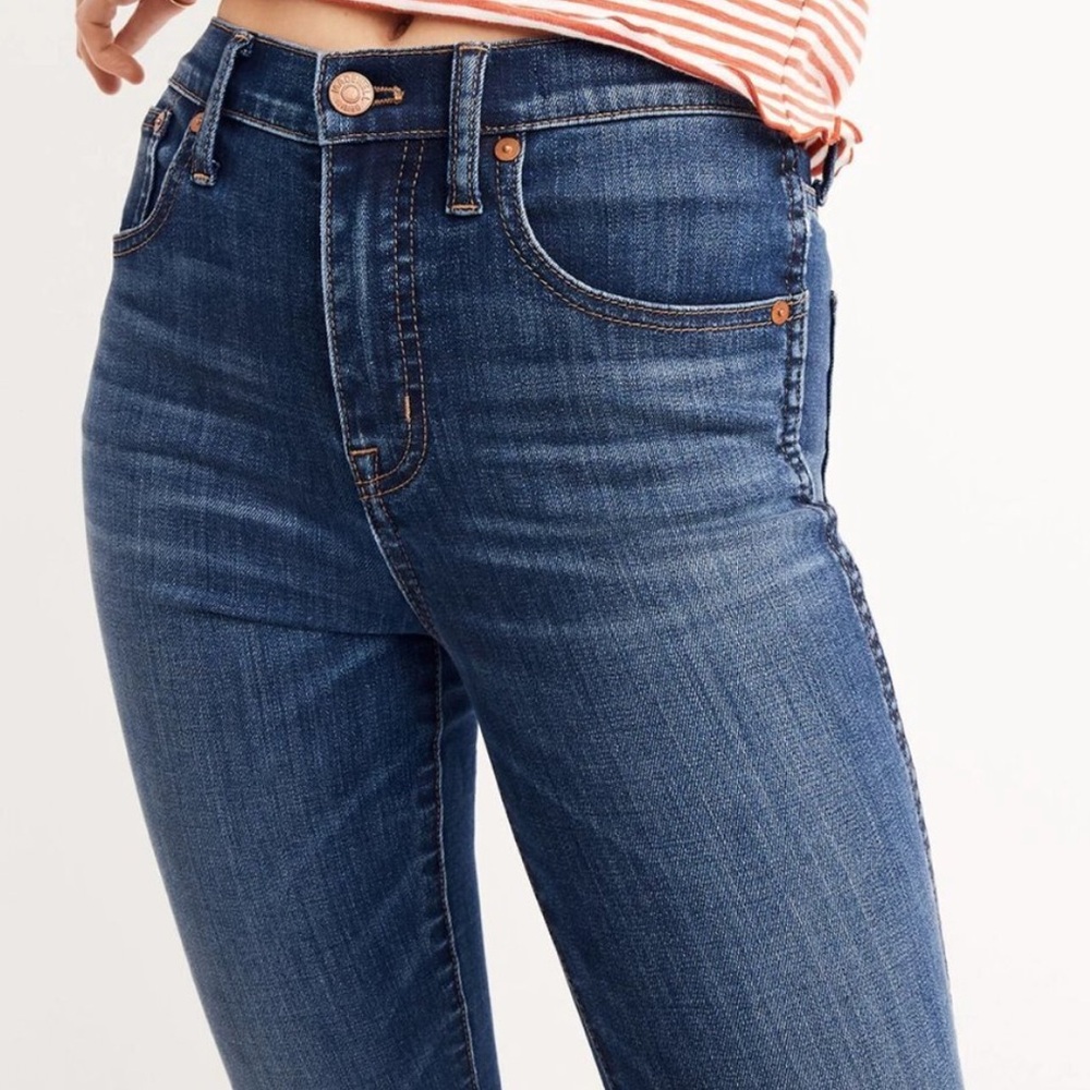 Madewell 9” high rise skinny blue jean
